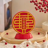 Maxbell Chinese Wedding Double Happiness Crafts Creative Decorations for Bedroom Red