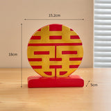 Maxbell Tradition Chinese Red Happy Wedding Party Supplies Table Ornament Creative