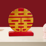 Maxbell Tradition Chinese Red Happy Wedding Party Supplies Table Ornament Creative