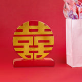 Maxbell Tradition Chinese Red Happy Wedding Party Supplies Table Ornament Creative