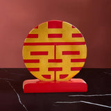 Maxbell Tradition Chinese Red Happy Wedding Party Supplies Table Ornament Creative