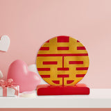 Maxbell Tradition Chinese Red Happy Wedding Party Supplies Table Ornament Creative