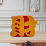 Maxbell Chinese Wedding Room Happiness Crafts Chinese Character Resin Exquisite style B
