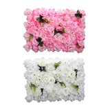 Maxbell Flower Panels silk Floral Backdrop for Wedding Stage Pink