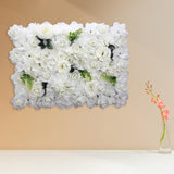 Maxbell Flower Panels silk Floral Backdrop for Wedding Stage White
