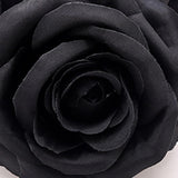 Maxbell 10Pcs Artificial Silk Flower Heads Floral Arrangements for Party Craft Black
