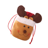 Maxbell Christmas Gift Bag Drawstring Bag Reusable Xmas Gift Present Bag for Holiday Deer