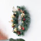 Maxbell 17.7inch Christmas Garland Hanging Accessories for Parties Winter Holiday