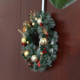 Maxbell 17.7inch Christmas Garland Hanging Accessories for Parties Winter Holiday