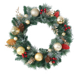 Maxbell 17.7inch Christmas Garland Hanging Accessories for Parties Winter Holiday