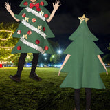 Maxbell Christmas Tree Costume Xmas Party Clothes for Halloween Xmas Photo Prop