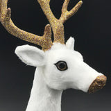 Maxbell Deer Figurines Statue Crafts for Living Room Cabinet Housewarming Gifts Style A