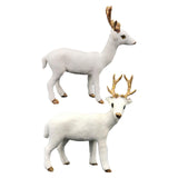 Maxbell Deer Figurines Statue Crafts for Living Room Cabinet Housewarming Gifts Style A