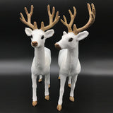 Maxbell Deer Figurines Statue Crafts for Living Room Cabinet Housewarming Gifts Style A