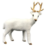Maxbell Deer Figurines Statue Crafts for Living Room Cabinet Housewarming Gifts Style B