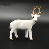 Maxbell Deer Figurines Statue Crafts for Living Room Cabinet Housewarming Gifts Style B