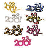 Maxbell 2023 Funny Glasses Eve Party Supplies Photo Prop for Kids Celebration Rose