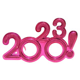 Maxbell 2023 Funny Glasses Eve Party Supplies Photo Prop for Kids Celebration Rose