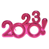 Maxbell 2023 Funny Glasses Eve Party Supplies Photo Prop for Kids Celebration Rose