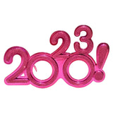 Maxbell 2023 Funny Glasses Eve Party Supplies Photo Prop for Kids Celebration Rose