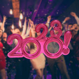 Maxbell 2023 Funny Glasses Eve Party Supplies Photo Prop for Kids Celebration Rose