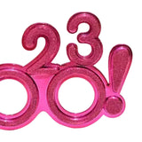 Maxbell 2023 Funny Glasses Eve Party Supplies Photo Prop for Kids Celebration Rose