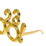 Maxbell 2023 Funny Glasses Eve Party Supplies Photo Prop for Kids Celebration Aureate