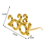 Maxbell 2023 Funny Glasses Eve Party Supplies Photo Prop for Kids Celebration Aureate