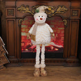 Maxbell Christmas Snowman Figurine Embellishments for Bedroom Party Decoration Pointed Hat