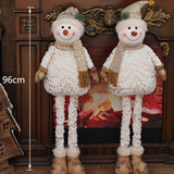 Maxbell Christmas Snowman Figurine Embellishments for Bedroom Party Decoration Pointed Hat