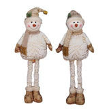 Maxbell Christmas Snowman Figurine Embellishments for Bedroom Party Decoration Pointed Hat