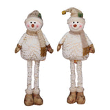 Maxbell Christmas Snowman Figurine Embellishments for Bedroom Party Decoration Pointed Hat