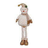 Maxbell Christmas Snowman Figurine Embellishments for Bedroom Party Decoration Pointed Hat