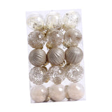 Maxbell 30 Large Christmas Ball Ornaments Baubles for New Year Xmas Holiday champagne