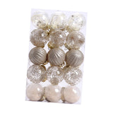 Maxbell 30 Large Christmas Ball Ornaments Baubles for New Year Xmas Holiday champagne