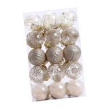 Maxbell 30 Large Christmas Ball Ornaments Baubles for New Year Xmas Holiday champagne