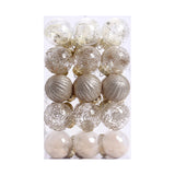 Maxbell 30 Large Christmas Ball Ornaments Baubles for New Year Xmas Holiday champagne