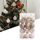 Maxbell 30 Large Christmas Ball Ornaments Baubles for New Year Xmas Holiday champagne