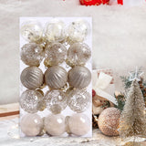 Maxbell 30 Large Christmas Ball Ornaments Baubles for New Year Xmas Holiday champagne