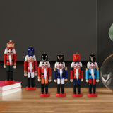 Maxbell 6Pcs 13cm Nutcracker Figures Nutcracker Model for Party Bedroom Decoration