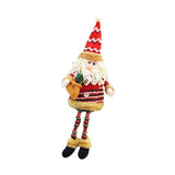 Maxbell Cute Christmas Ornaments Doll Long Legs for Festival Table Home Decoration Old man
