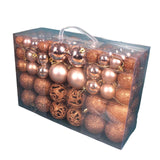 Maxbell 100Pcs Christmas Tree Ornaments Baubles 3/4/6cm for Home Decoration Aureate