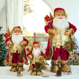 Maxbell Standing santa claus Figurines Decration for Indoor Window