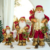 Maxbell Standing santa claus Figurines Decration for Indoor Window