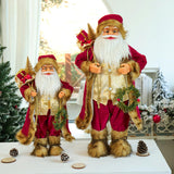 Maxbell Standing santa claus Figurines Decration for Indoor Window