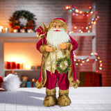 Maxbell Standing santa claus Figurines Decration for Indoor Window