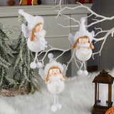 Maxbell Christmas Tree Decorations Xmas Angel Doll Warm Smile Size 7x4x14cm Festival Snowflake