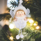 Maxbell Christmas Tree Decorations Xmas Angel Doll Warm Smile Size 7x4x14cm Festival Snowflake