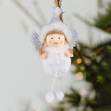 Maxbell Christmas Tree Decorations Xmas Angel Doll Warm Smile Size 7x4x14cm Festival Snowflake