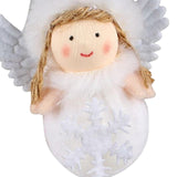 Maxbell Christmas Tree Decorations Xmas Angel Doll Warm Smile Size 7x4x14cm Festival Snowflake